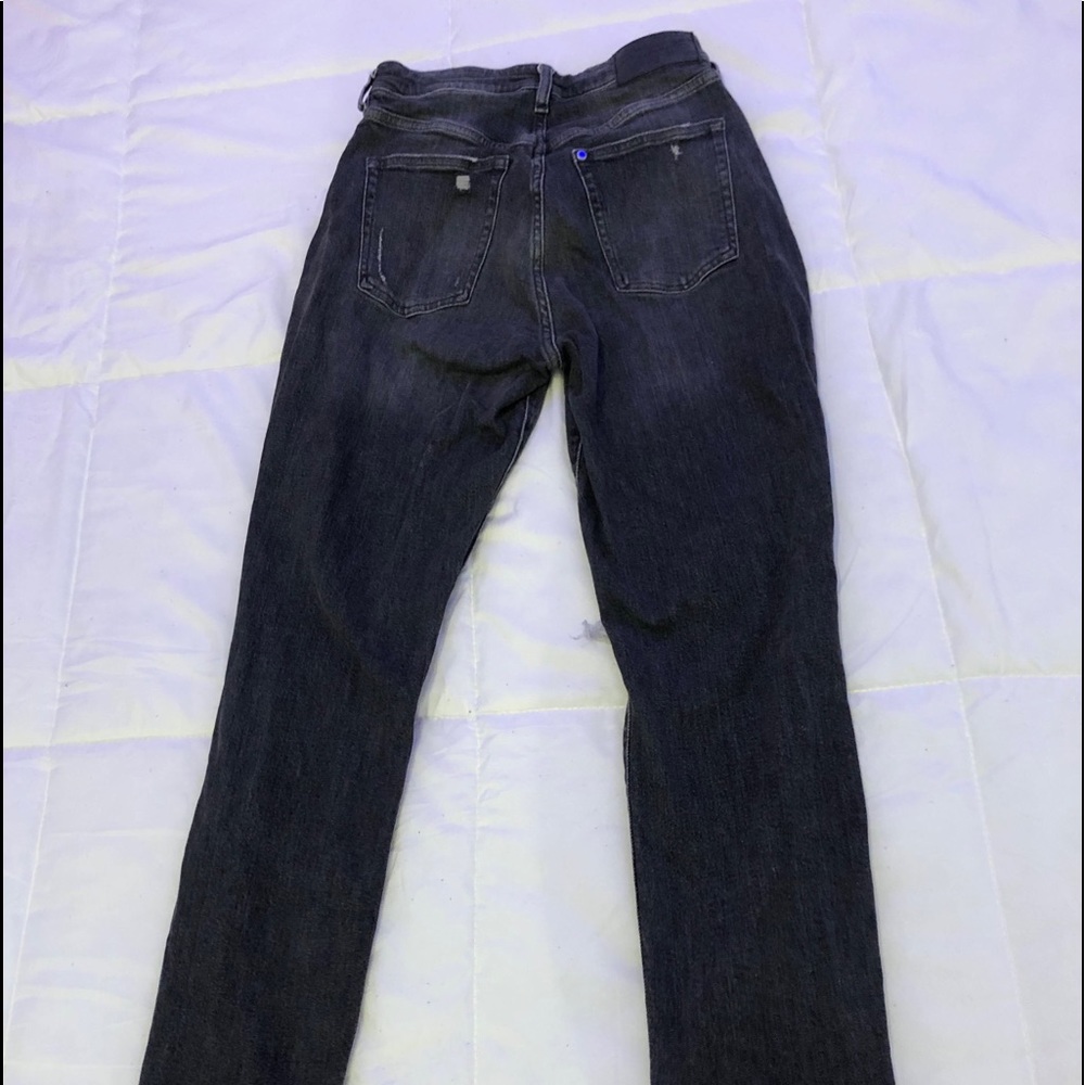 High waisted jeans